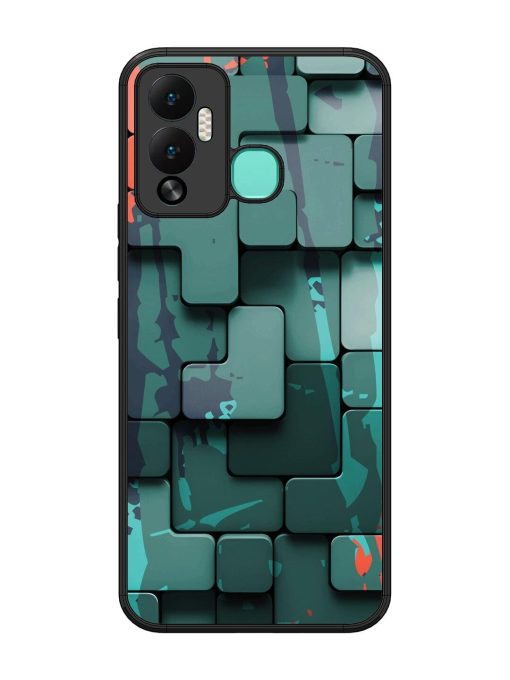 Abstract Geometric Mosaic Glossy Soft Edge Case for Infinix Hot 12 Play