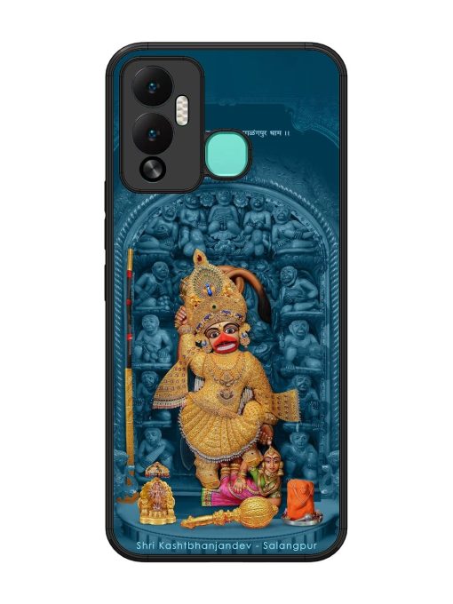 Divine Grace Of Shri Kashtabhanjandev Glossy Soft Edge Case for Infinix Hot 12 Play Chachhi