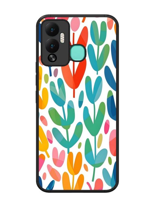 Rainbow Of Blooms Glossy Soft Edge Case for Infinix Hot 12 Play Chachhi