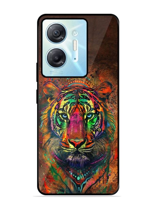 Cosmic Tiger Glossy Soft Edge Case for Infinix Hot 30 (5G)