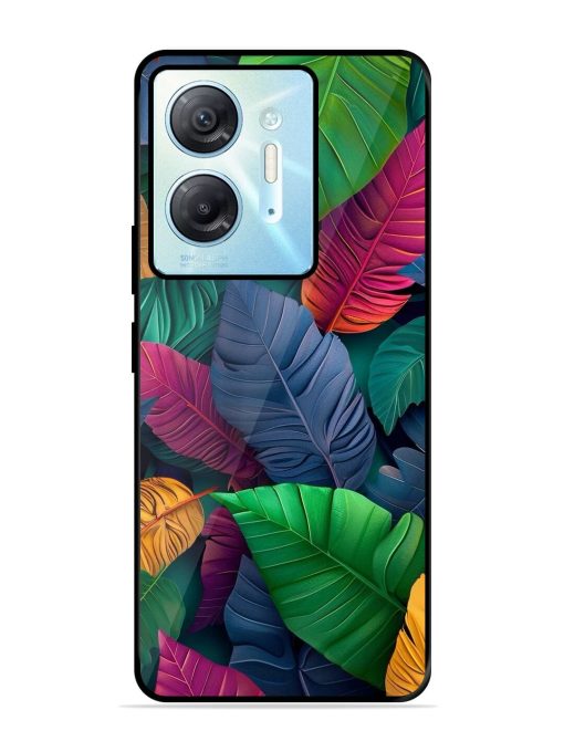 Tropical Tapestry Glossy Soft Edge Case for Infinix Hot 30 (5G)