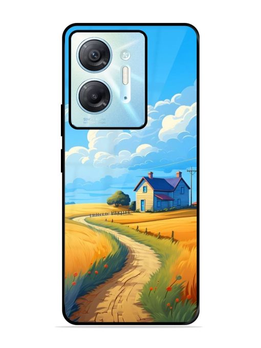 Countryside Cottage Glossy Soft Edge Case for Infinix Hot 30 (5G)