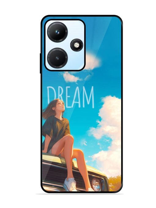 Girly Dream Art Glossy Soft Edge Case for Infinix Hot 30I Chachhi