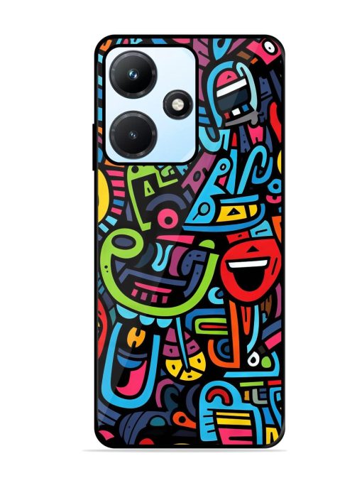 Doodlephoria Glossy Soft Edge Case for Infinix Hot 30I Chachhi