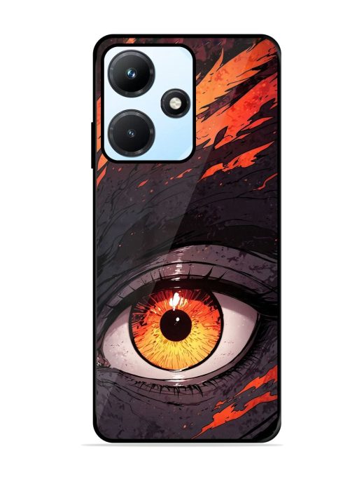 Inferno Gaze Glossy Soft Edge Case for Infinix Hot 30I Chachhi