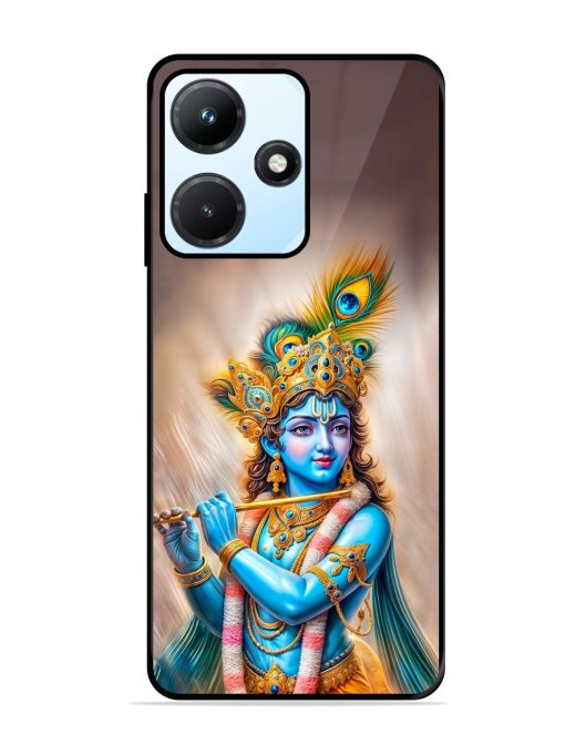 Divine Krishna Glossy Soft Edge Case for Infinix Hot 30I Chachhi