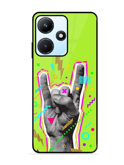 Neon Rock Glossy Soft Edge Case for Infinix Hot 30I Chachhi