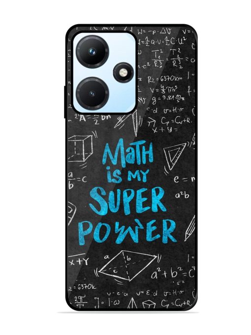 Math Magic Glossy Soft Edge Case for Infinix Hot 30I Chachhi