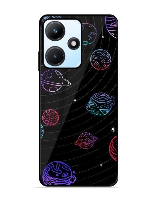 Cosmic Ballet Glossy Soft Edge Case for Infinix Hot 30I Chachhi