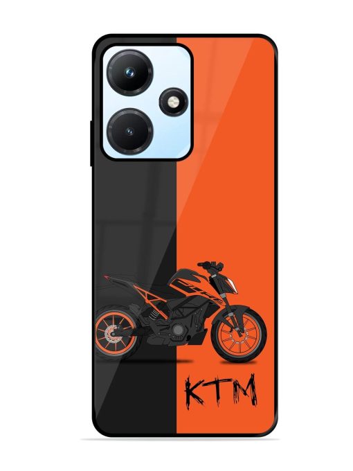 Orange Beast Glossy Soft Edge Case for Infinix Hot 30I Chachhi