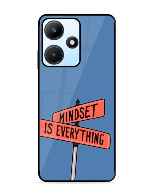 Mindset Matters Glossy Soft Edge Case for Infinix Hot 30I Chachhi