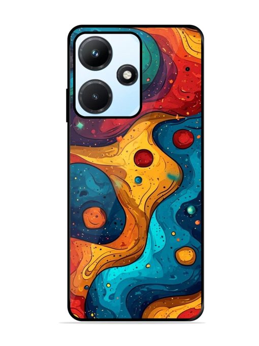 Cosmic Swirl Glossy Soft Edge Case for Infinix Hot 30I Chachhi