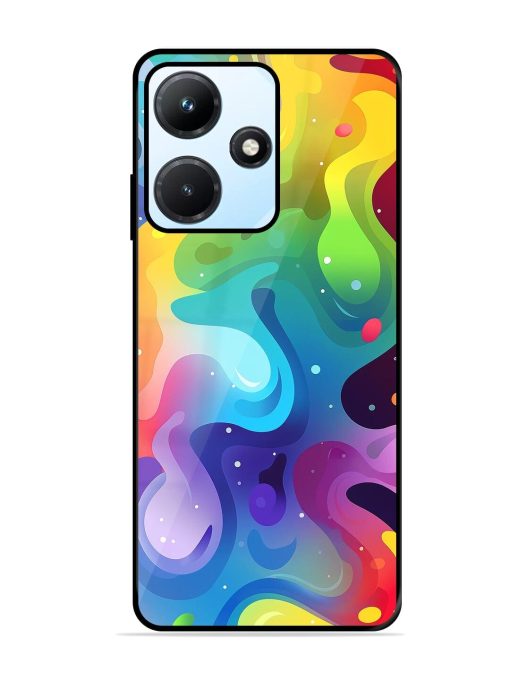 Rainbow River Glossy Soft Edge Case for Infinix Hot 30I Chachhi