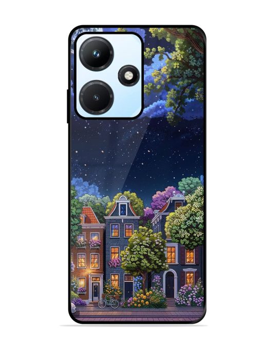 Moonlit Streets Glossy Soft Edge Case for Infinix Hot 30I Chachhi