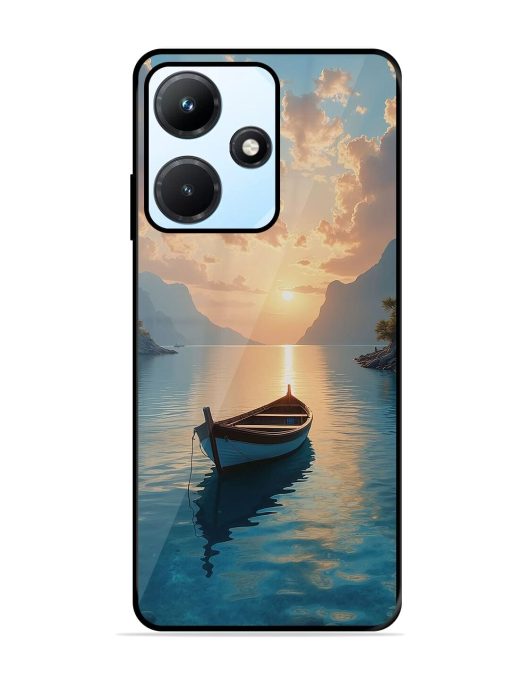 Serene Sunset Glossy Soft Edge Case for Infinix Hot 30I Chachhi