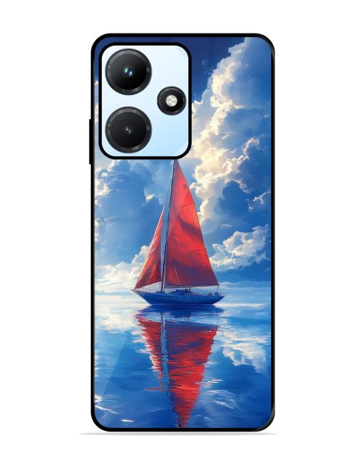 Crimson Sails Glossy Soft Edge Case for Infinix Hot 30I Chachhi