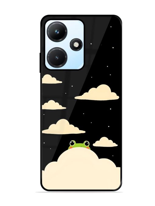 Froggy Night Sky Glossy Soft Edge Case for Infinix Hot 30I Chachhi