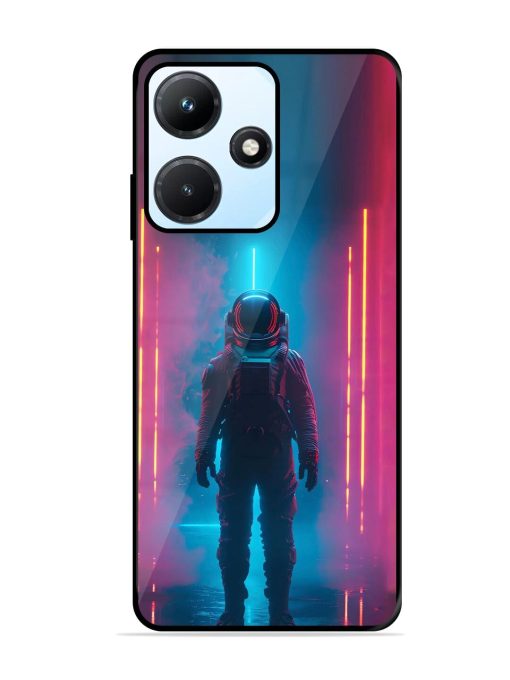 Neon Astronaut Glossy Soft Edge Case for Infinix Hot 30I Chachhi