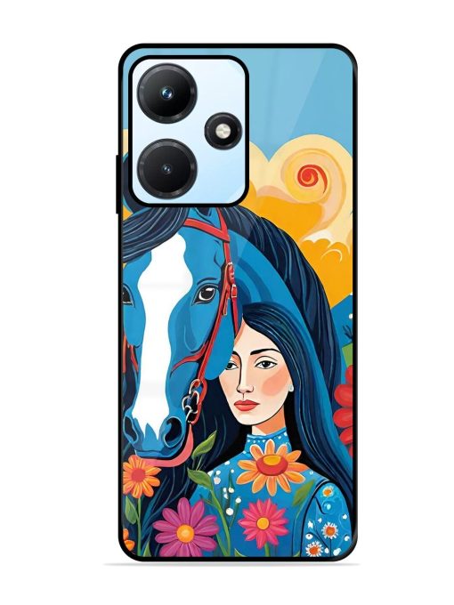 Equine Enchantment Glossy Soft Edge Case for Infinix Hot 30I Chachhi