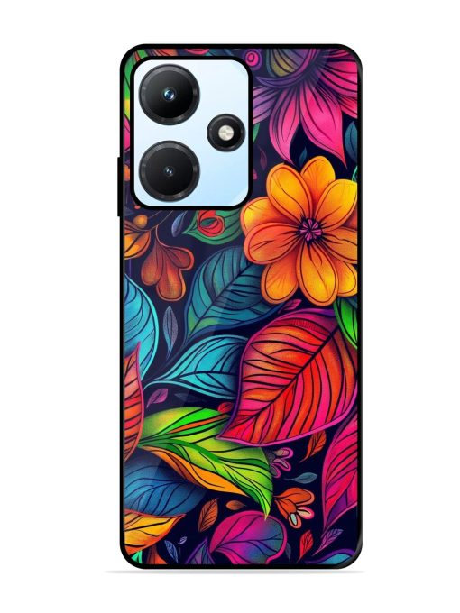 Rainbow Of Blooms Glossy Soft Edge Case for Infinix Hot 30I Chachhi