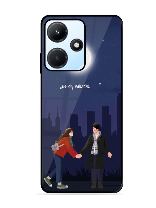 Moonlight Proposal Glossy Soft Edge Case for Infinix Hot 30I Chachhi