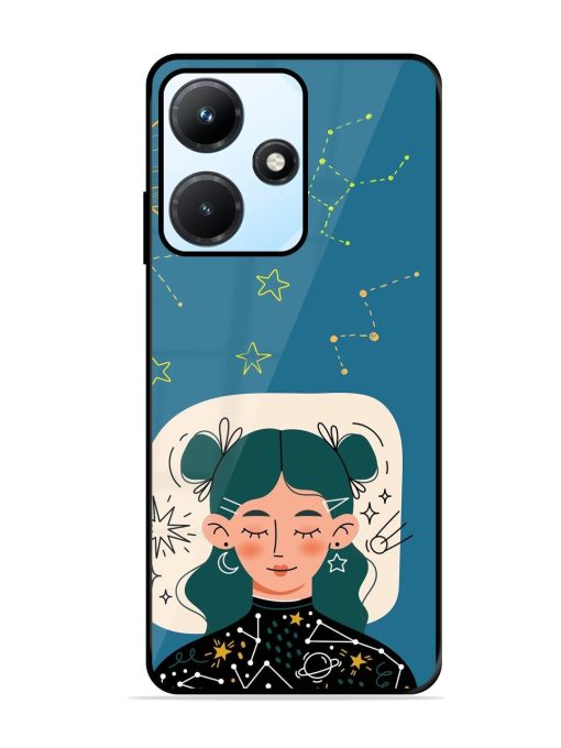 Cosmic Daydreamer Glossy Soft Edge Case for Infinix Hot 30I Chachhi