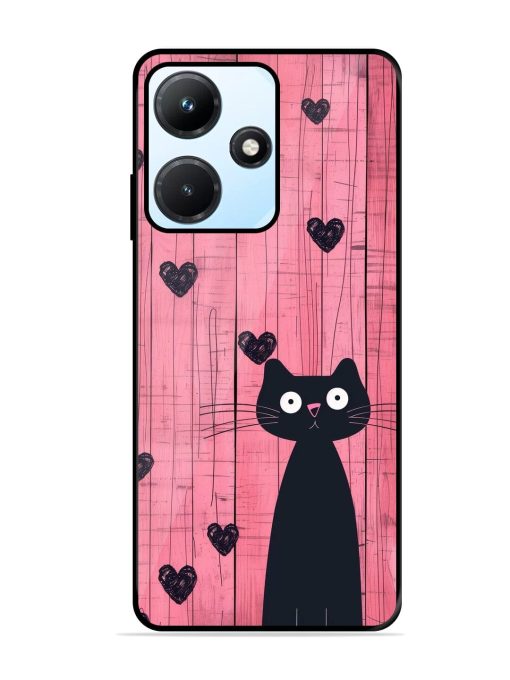 Feline Valentine'S Day Glossy Soft Edge Case for Infinix Hot 30I Chachhi