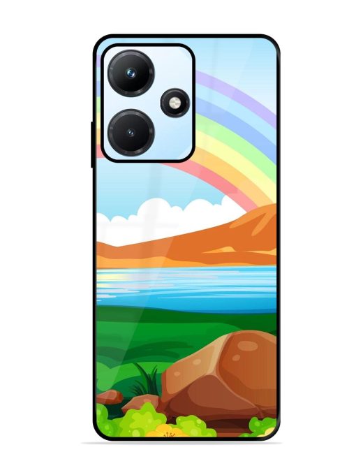 Rainbow Over The Lake Glossy Soft Edge Case for Infinix Hot 30I Chachhi