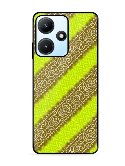 Golden Bandana Bliss Glossy Soft Edge Case for Infinix Hot 30I Chachhi