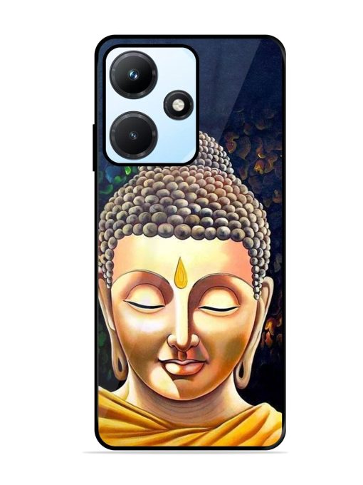 Buddha Face Glossy Soft Edge Case for Infinix Hot 30I Chachhi