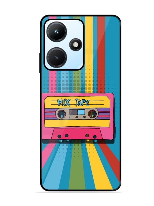 Retro Cassette Tapes Glossy Soft Edge Case for Infinix Hot 30I Chachhi