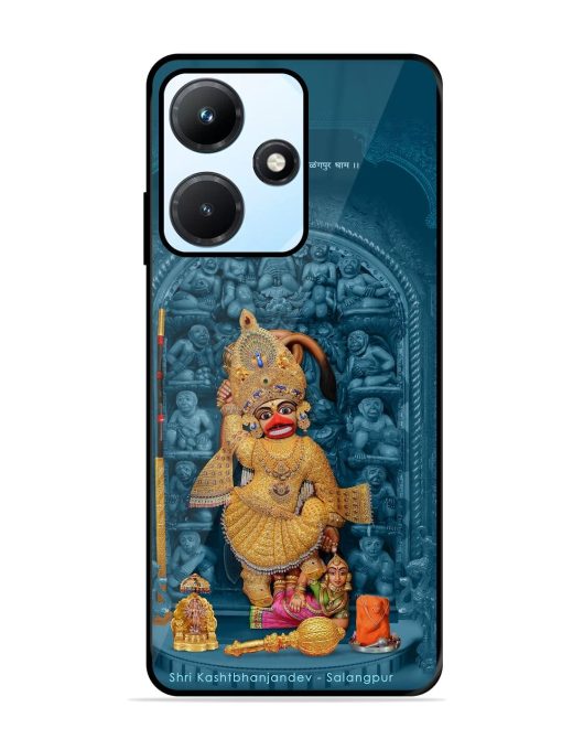 Divine Grace Of Shri Kashtabhanjandev Glossy Soft Edge Case for Infinix Hot 30I Chachhi