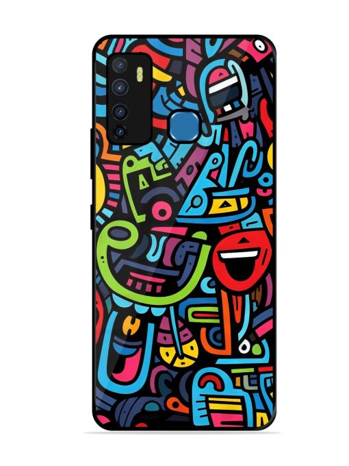 Doodlephoria Glossy Soft Edge Case for Infinix Hot 9 Chachhi