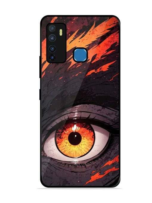 Inferno Gaze Glossy Soft Edge Case for Infinix Hot 9 Chachhi