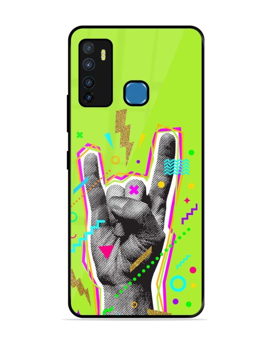 Neon Rock Glossy Soft Edge Case for Infinix Hot 9 Chachhi