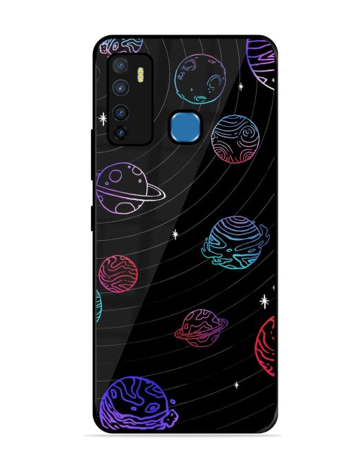 Cosmic Ballet Glossy Soft Edge Case for Infinix Hot 9 Chachhi