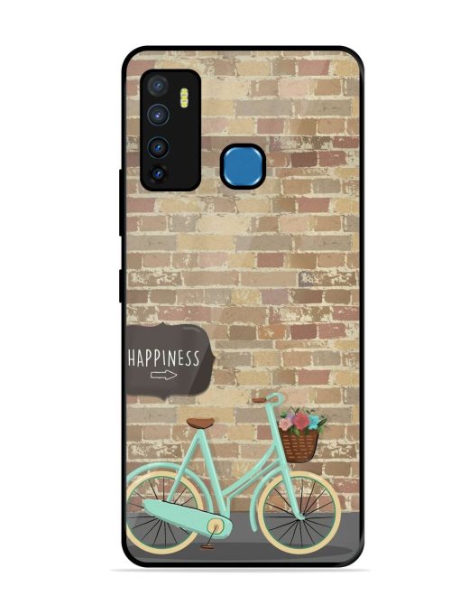 Pedaling Towards Happiness Glossy Soft Edge Case for Infinix Hot 9 Chachhi