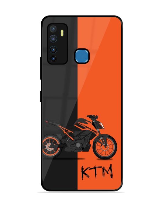 Orange Beast Glossy Soft Edge Case for Infinix Hot 9 Chachhi