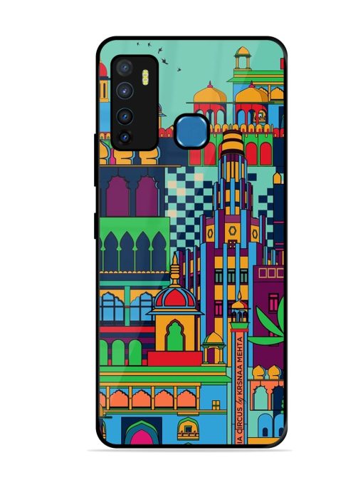 Indian Tapestry Glossy Soft Edge Case for Infinix Hot 9