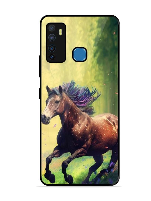 Enchanted Gallop Glossy Soft Edge Case for Infinix Hot 9 Chachhi