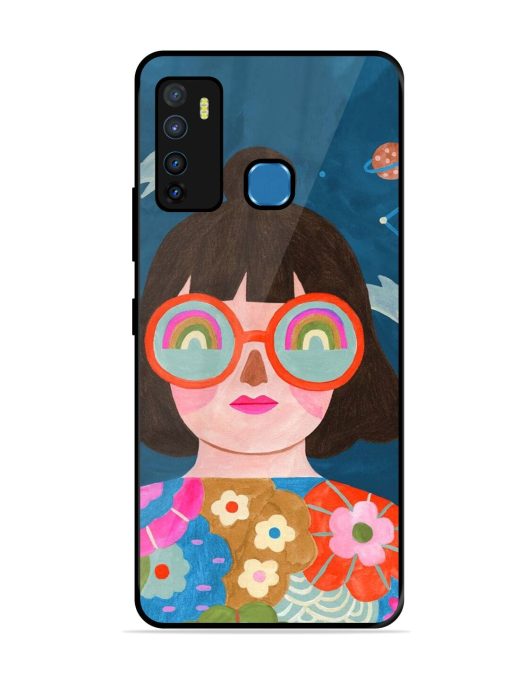 Dreamscape Vision Glossy Soft Edge Case for Infinix Hot 9 Chachhi