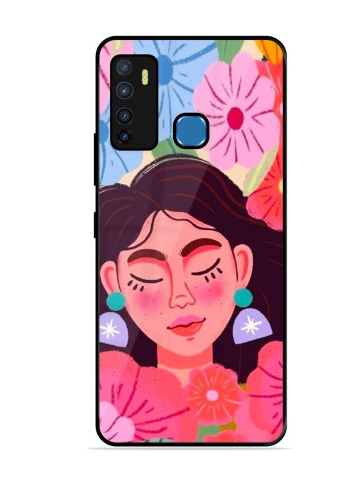 Blooming Serenity Glossy Soft Edge Case for Infinix Hot 9 Chachhi