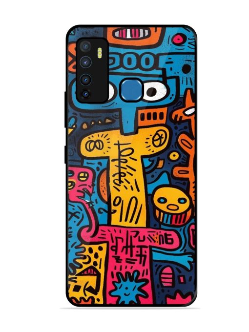 Doodletopia Glossy Soft Edge Case for Infinix Hot 9 Chachhi