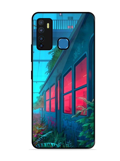 Urban Jungle Glossy Soft Edge Case for Infinix Hot 9 Chachhi