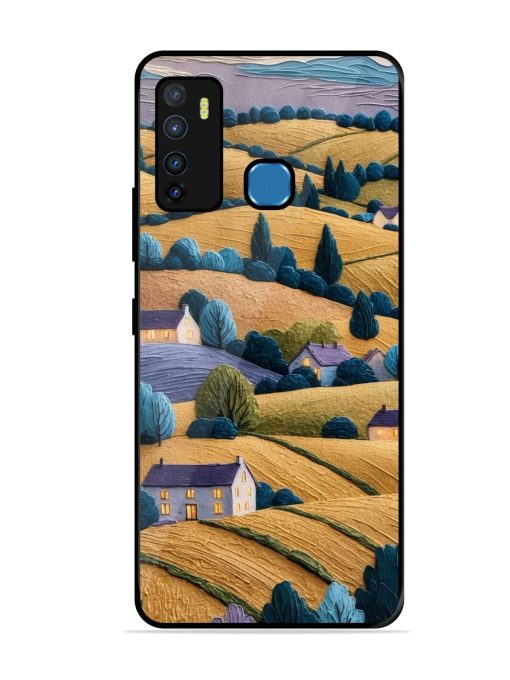 Rolling Hilltop Haven Glossy Soft Edge Case for Infinix Hot 9 Chachhi