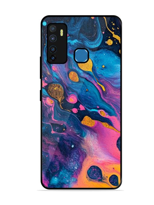 Cosmic Swirl Glossy Soft Edge Case for Infinix Hot 9