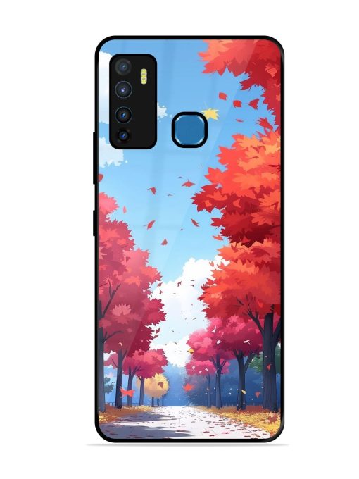 Autumn'S Embrace Glossy Soft Edge Case for Infinix Hot 9 Chachhi