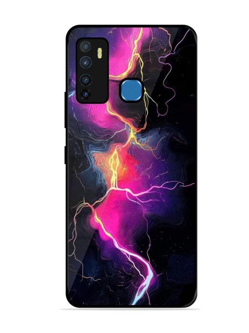 Electric Dreams Glossy Soft Edge Case for Infinix Hot 9 Chachhi