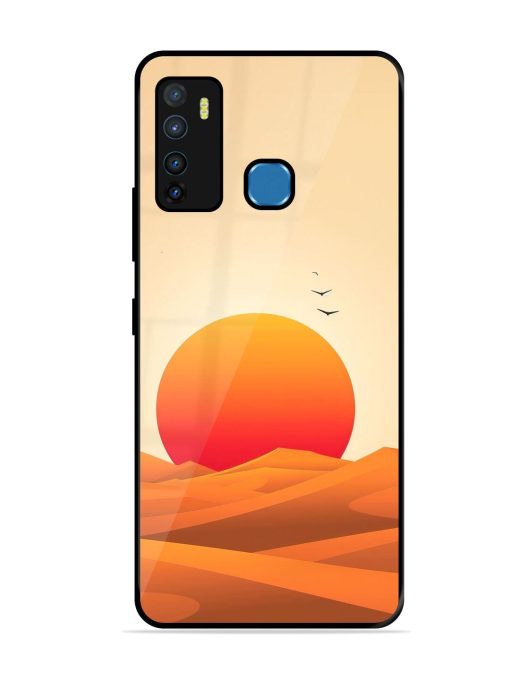 Desert Sunset Glossy Soft Edge Case for Infinix Hot 9 Chachhi