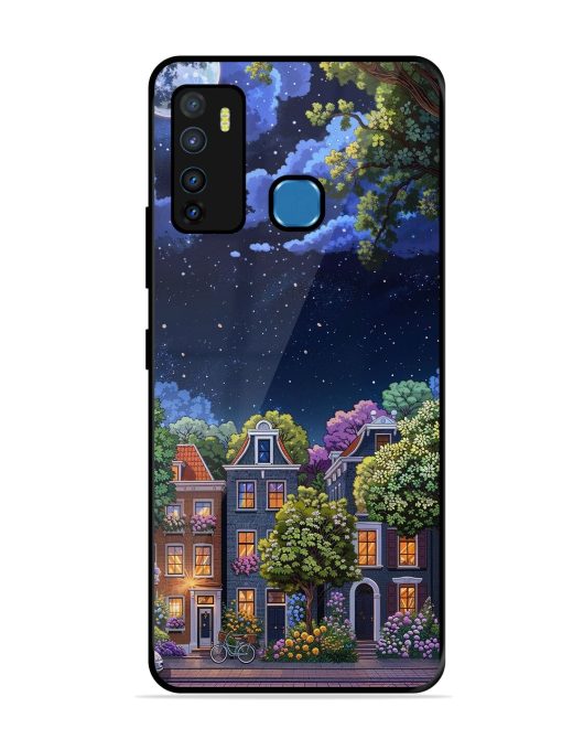 Moonlit Streets Glossy Soft Edge Case for Infinix Hot 9 Chachhi